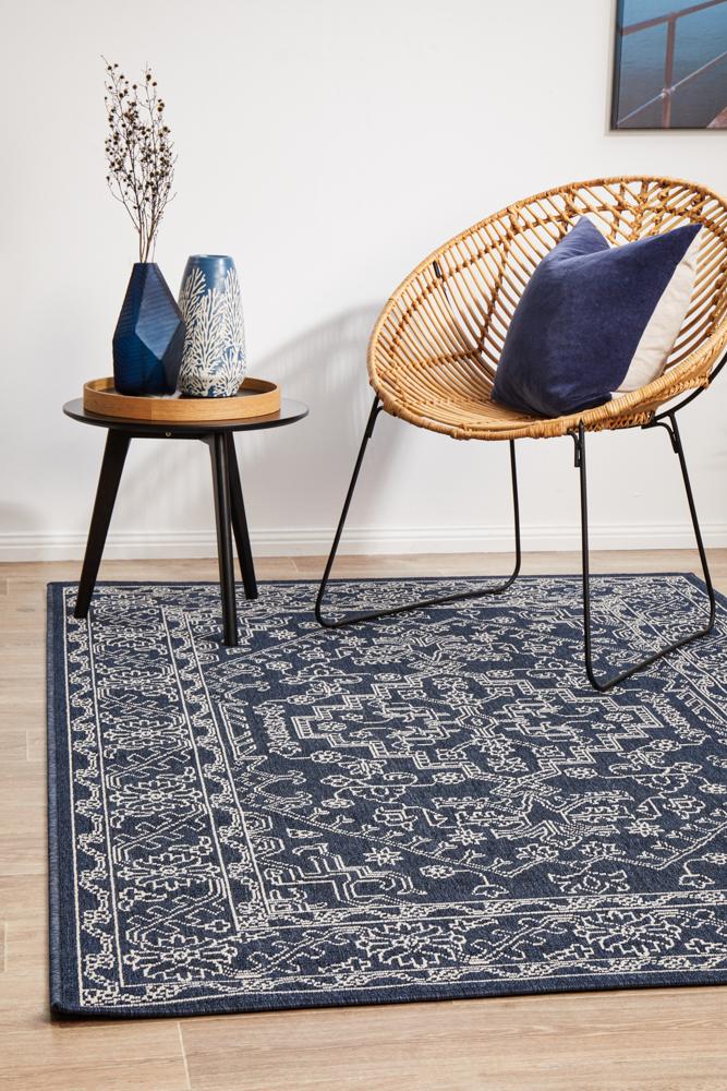 Littoral Fair Navy Rug