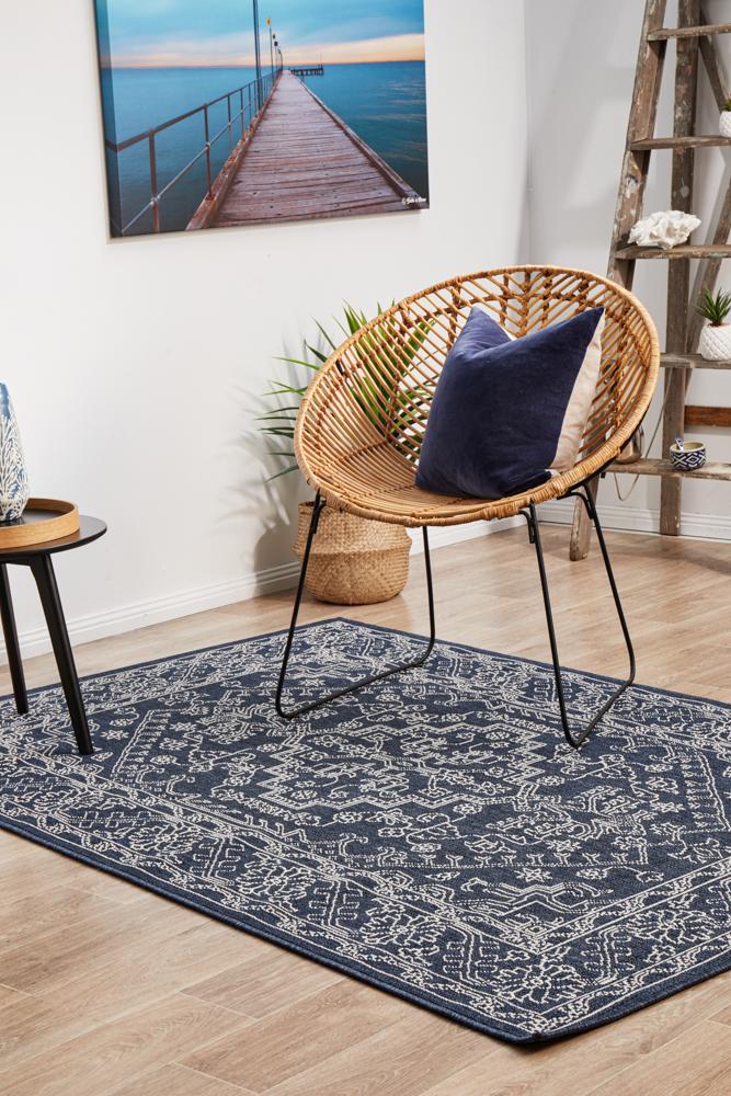 Littoral Fair Navy Rug