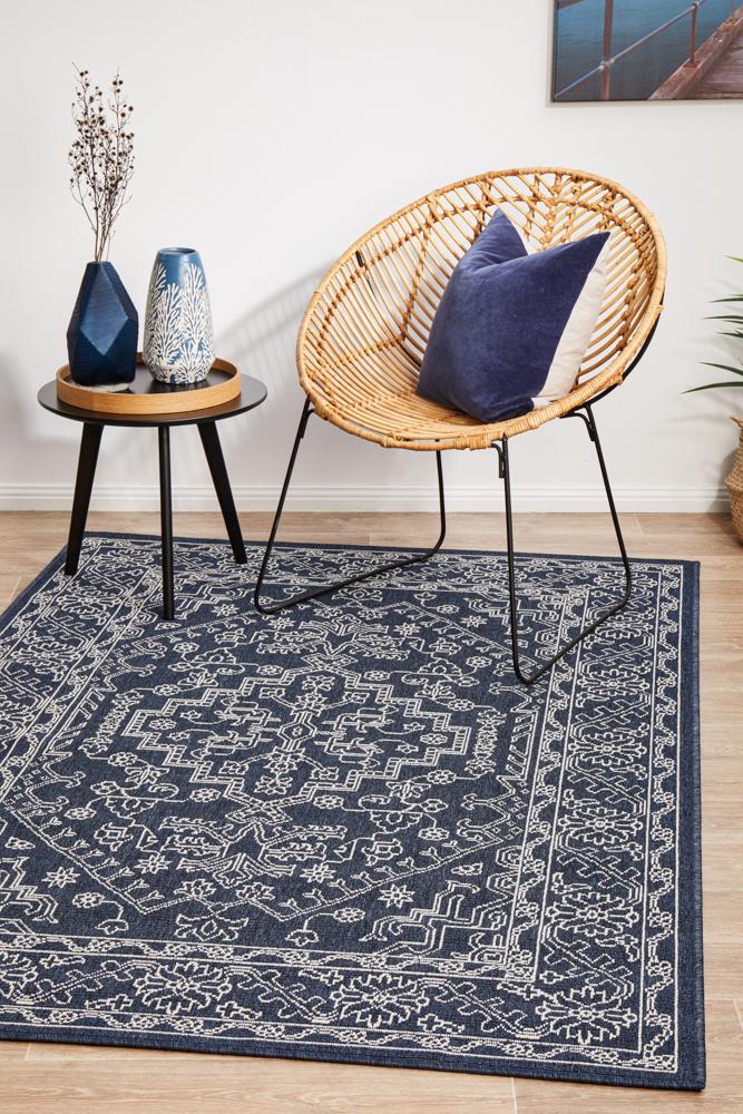 Littoral Fair Navy Rug