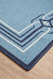 Littoral Scenic Blue Rug