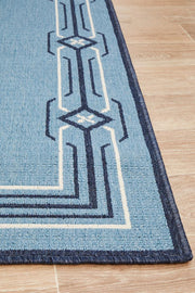 Littoral Scenic Blue Rug