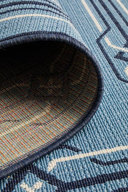 Littoral Scenic Blue Rug