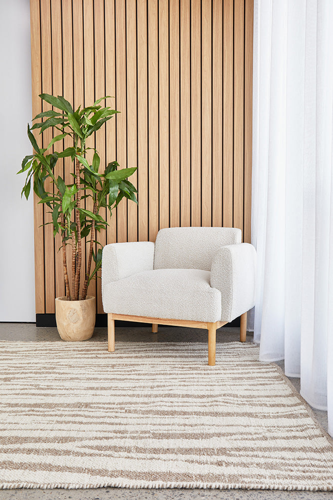 Malar Paul Beige Cream Rug