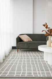 Malar Oliver Grey Cream Rug