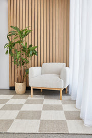 Malar Lukas Beige Cream Rug