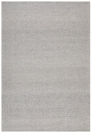 Oskar Felted Wool Striped Uniart Grey Rug