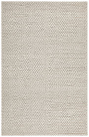 Helena Woven Wool Rug Grey White
