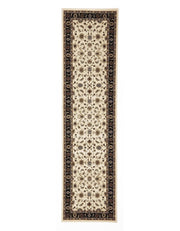 Classic Sydney Ivory with Black Border Runner Rug
