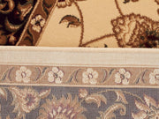 Classic Sydney Ivory with Black Border Runner Rug