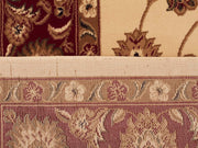 Classic Sydney Ivory with Red Border Runner Rug