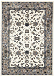 Classic Sydney White with Beige Border Rug