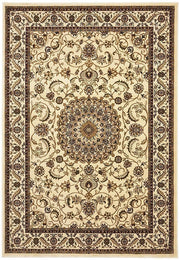 Classic Sydney Medallion  Ivory with Ivory Border Rug
