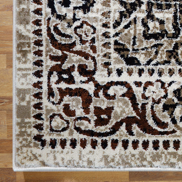 Lava Amber Beige Runner Rug