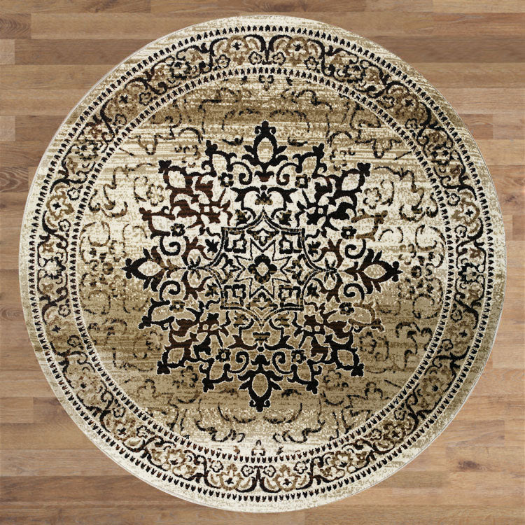 Lava Amber Beige Runner Rug