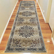 Lava Amber Beige Runner Rug