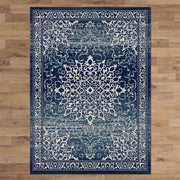 Lava Amber Navy Runner Rug