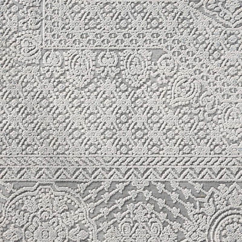 Stepford Orb Grey Runner Rug