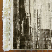 Satin Interactive Brown Runner Rug