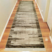 Satin Interactive Brown Runner Rug