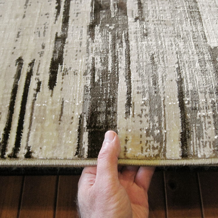 Satin Interactive Brown Rug