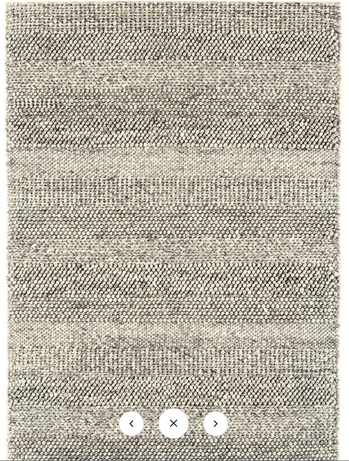 Basis berg Grey Stripe Rug