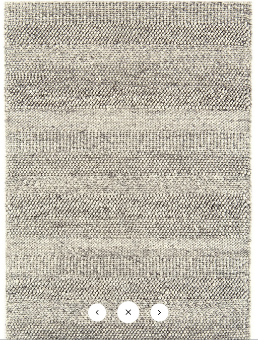 Basis berg Grey Stripe Rug