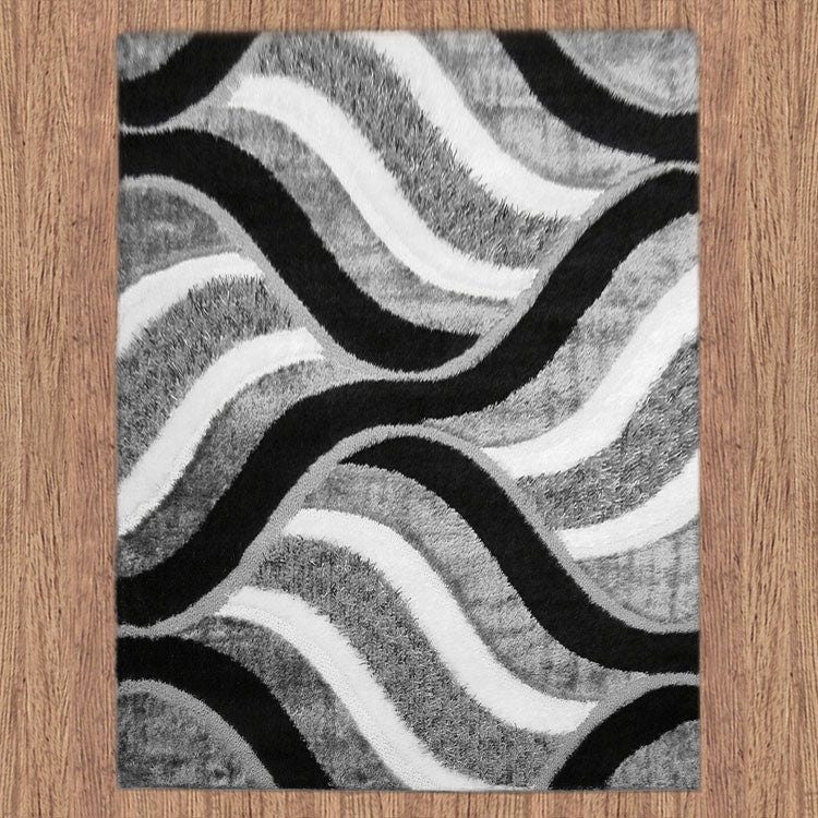 Shaggy Luxury Collection 5328 Grey Runner Rug