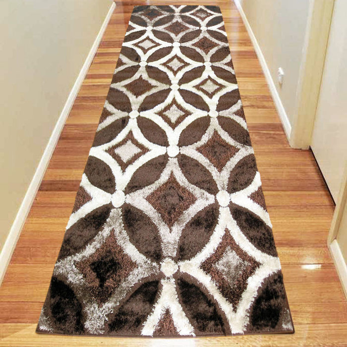 Shaggy Luxury Collection 6048 Brown Rug