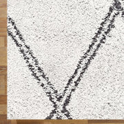 Serenate Sun Tribal Shaggy Cream Rug