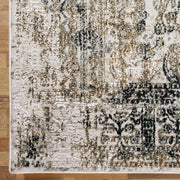 Celestial Stele Sand Grey Runner Rug