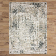 Celestial Stele Sand Grey Runner Rug
