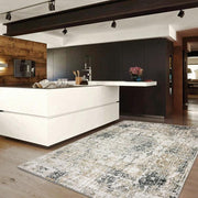 Celestial Stele Sand Grey Runner Rug