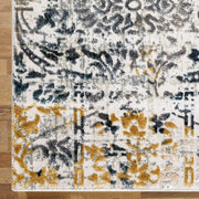 Celestial Stele Spice Grey Runner Rug