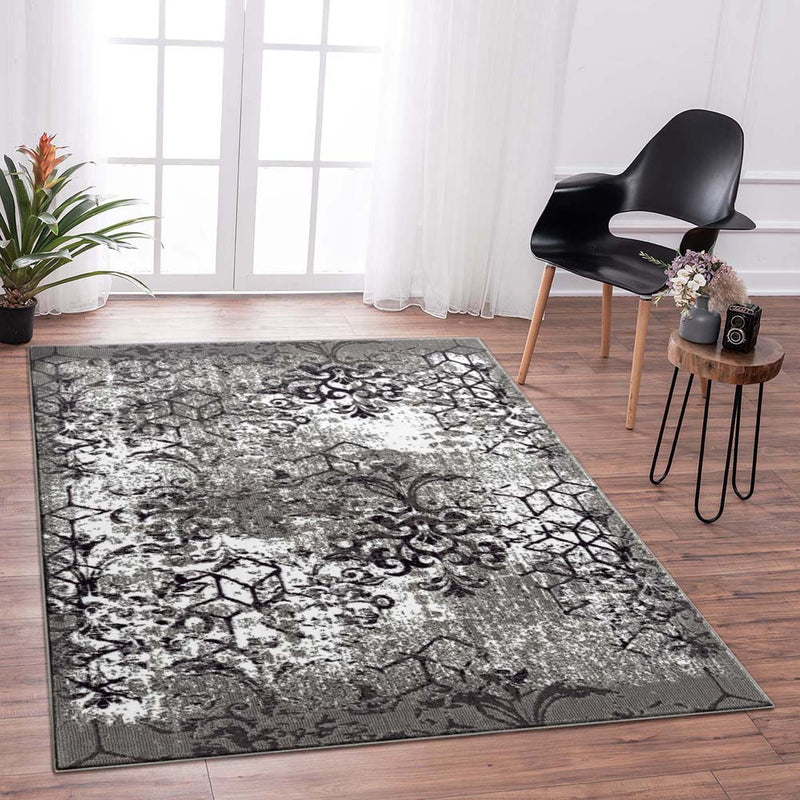 Sungate Flower Grey Rug