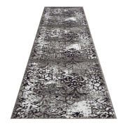 Sungate Flower Grey Runner Rug