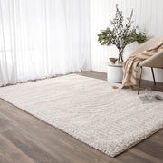 Touchy Dior Beige Shag Rug