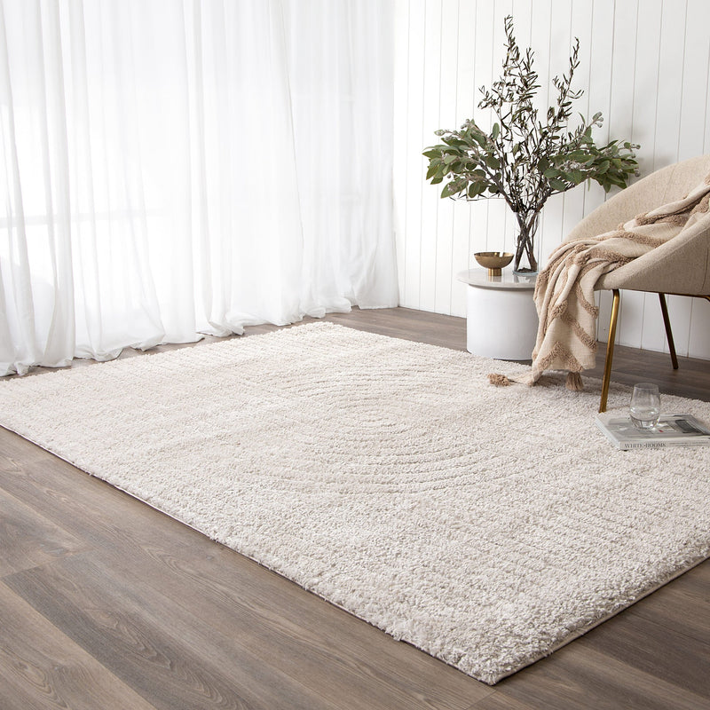 Touchy Dior Beige Shag Rug
