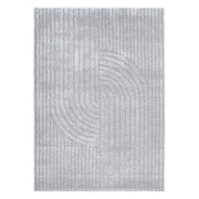 Touchy Dior Silver Shag Rug