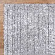 Touchy Dior Silver Shag Rug