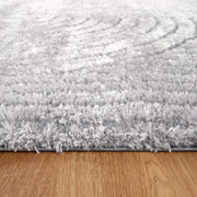 Touchy Dior Silver Shag Rug