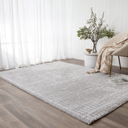 Touchy Dior Silver Shag Rug