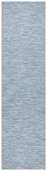 Courtyard Deck  blue Runner Rug