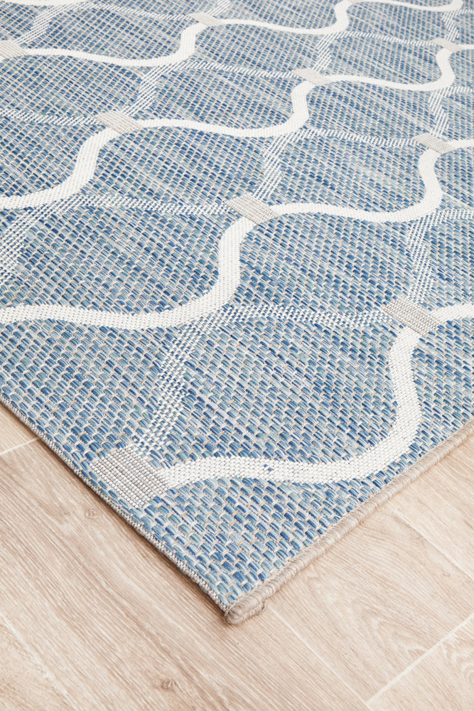 Courtyard Portico Blue Rug