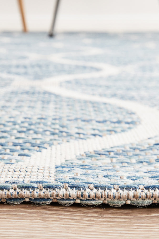 Courtyard Portico Blue Rug