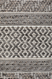 Courtyard Patio Grey Runner Rug