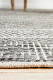 Courtyard Patio Grey Rug