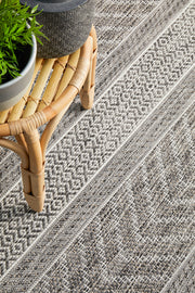 Courtyard Patio Grey Rug