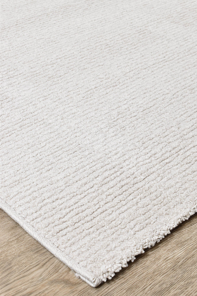 Relief Jade White Rug
