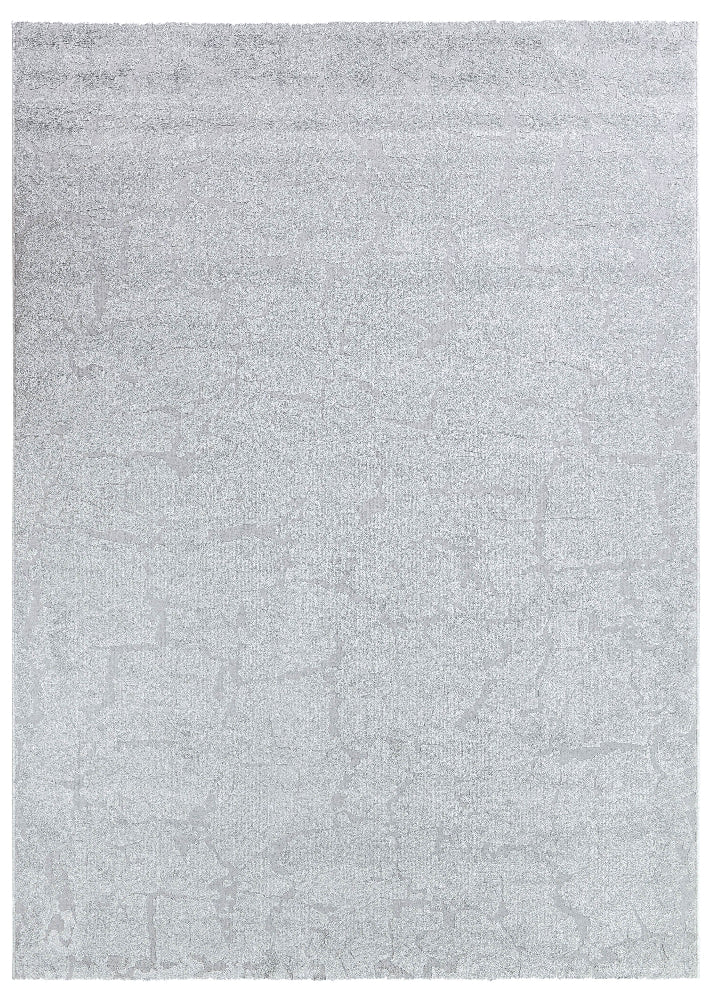 Relief Agate White Rug