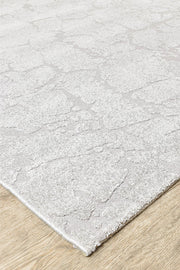 Relief Agate White Rug